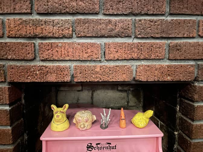 an after closeup of the fireplace after it's been cleaned