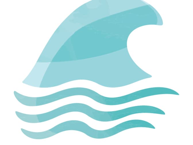 blue wave illustration