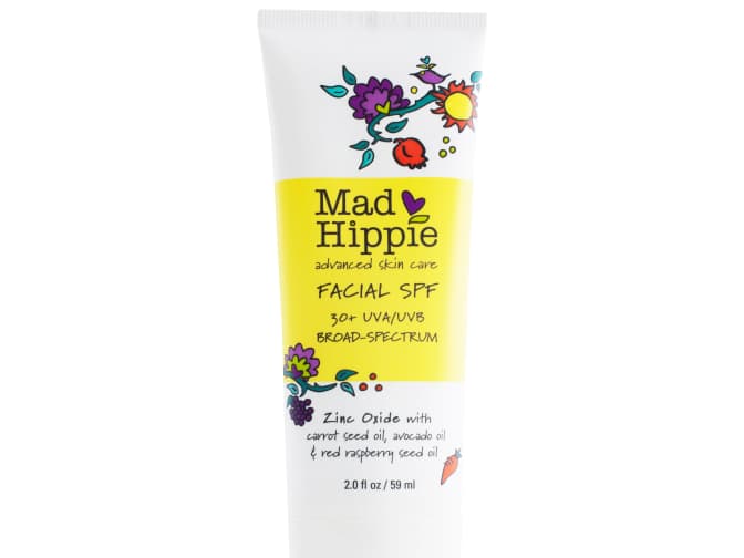 Mad Hippie Facial SPF 30 tube with white background