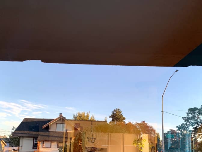 Image of a window after being cleaned