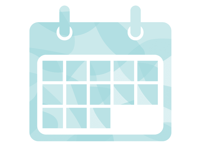 blue calendar illustration