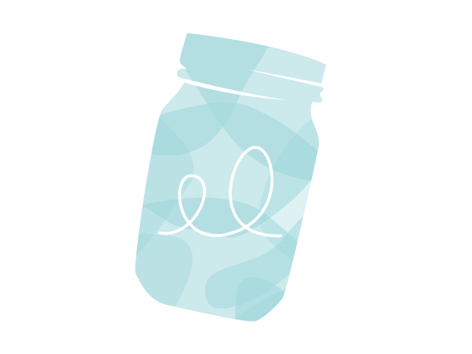 mason jar illustration