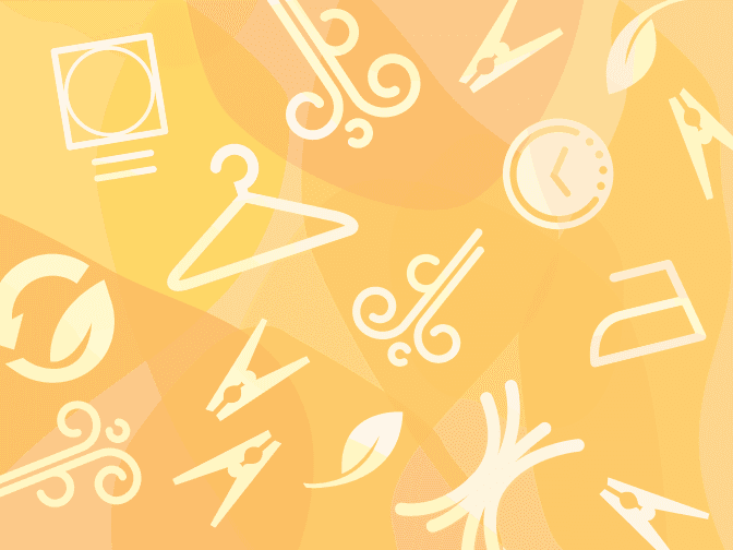 Laundry items illustration