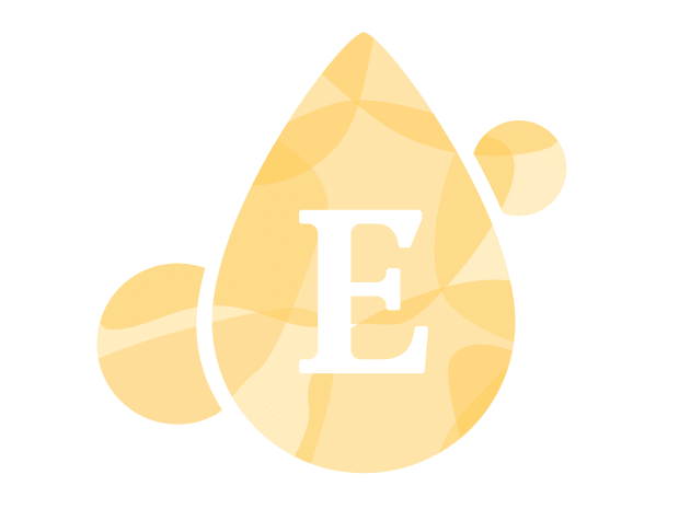 Vitamin E watercolor illustration