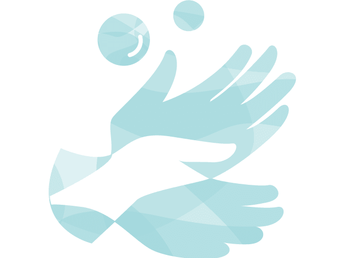 Hand washing illustration