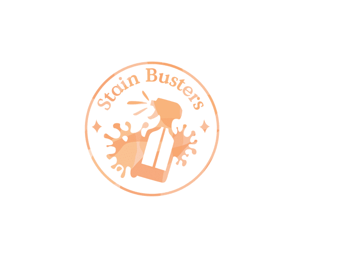 orange stainbusters illustrated logo