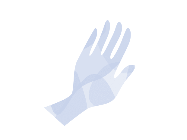 Purple hand illustration