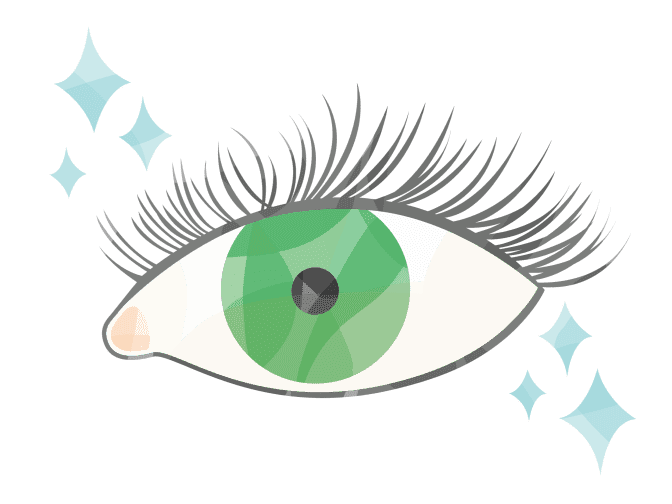 Green eye illustration